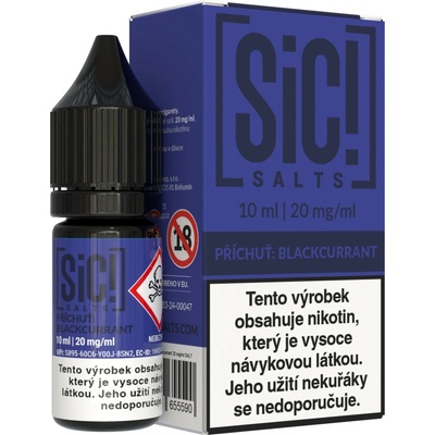 Sic!Salts Blackcurrant 10 ml 20 mg