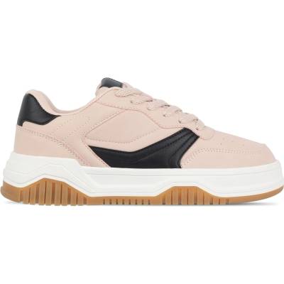 Fabric Детски маратонки Fabric Unisex Kids' Court Trainers - Pink/Black/Gum