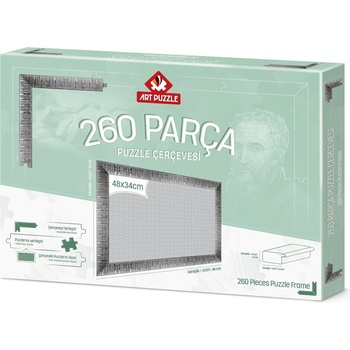 Art Puzzle Рамка за пъзел Art Puzzle - Сребриста, за 260 части (14605)