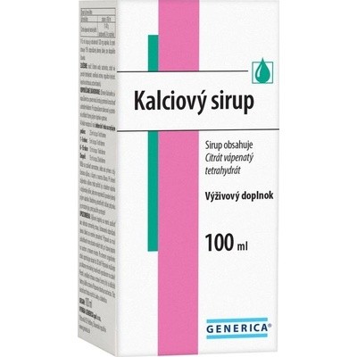 Generica Kalciový sirup 100 ml