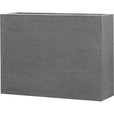 Pottery Pots květináč Jort Slim L šedý Natural Fiberstone 124 x 33,5 x 90 cm