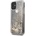 GUESS Glitter Hard Case - дизайнерски кейс с висока защита за iPhone 11 (златист)