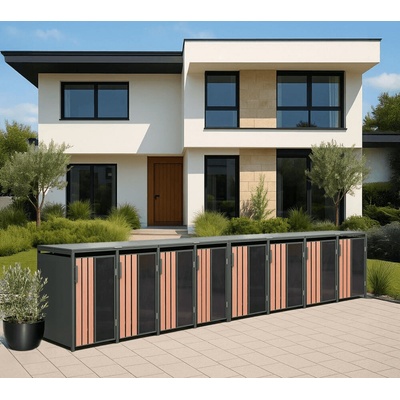 Westmann Status 8 8 x 240l 530 x 80 x 116 antracit Westmann
