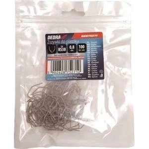 Dedra Staples 0.8mm rs38 for plastic 100 pcs