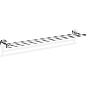 DECOR WALTHER Закачалка на релса за кърпи Basic двойна 65 см хром (0531700)
