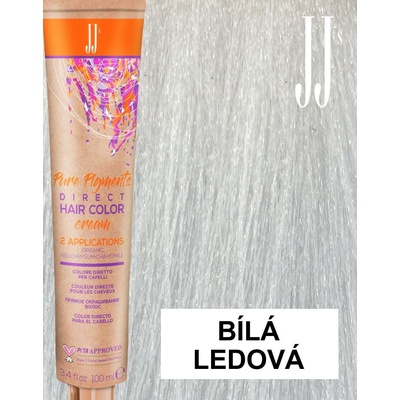 JJ Direct Barva White Bílá Ledová pro tónování nebo pro eliminaci žlutých odlesků 100 ml