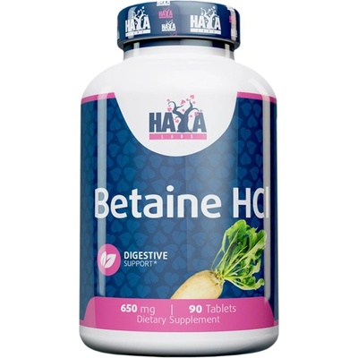 Haya Labs Betaine HCL 650 mg [90 Таблетки]