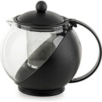 MUHLER Кана с цедка 1.25l, черна (8126bjs)