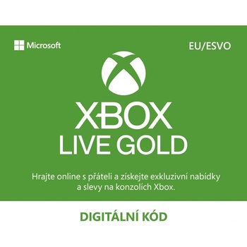 Microsoft Xbox Live Gold členstvo 6 mesiacov
