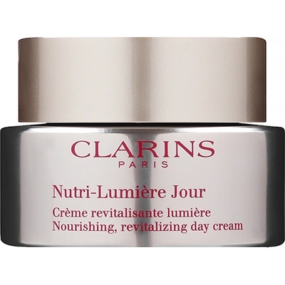Clarins Nutri-Lumiere Jour Revitalizing Day Cream All Skin Types ревитализиращ дневен крем за сияен вид на кожата унисекс 50 мл