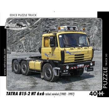 Retro cars - Puzzle TRUCK Tatra 815-2 NT 6x6 ťahač návesov (1982-1997) - 40 - 99 piese