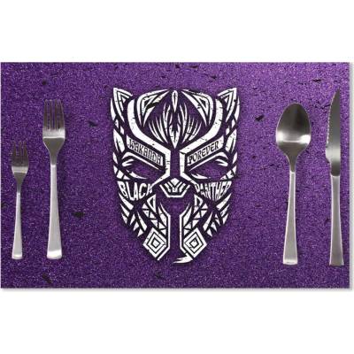 Sablio Prostírání BLACK PANTHER wakanda forever Bílý 40x30cm