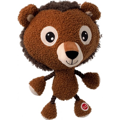 Dog Fantasy Big head lev plyšový pískací 30 cm – Zboží Dáma