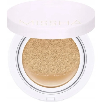 Missha Magic Cushion Cover Lasting SPF50+/PA+++ Ochranný make-up v houbičce 21 Neutral Light Beige 15 g