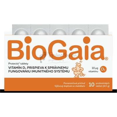 Biogaia ProTectis žvýkací tablety citrón 10 tablet