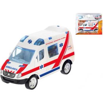 Mikro Автомобил словашка линейка 8см метал обратен ход