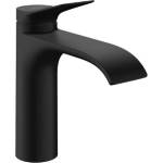Hansgrohe Vivenis - Смесител за умивалник със сифон, EcoSmart, CoolStart, матово черно 75023670 (75023670)
