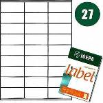 Igepa Group Mondi LABELS A4 IGEPA 70.0 X 32.0 MM WHITE (100)