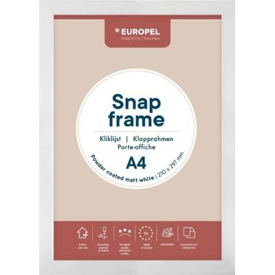 Gastrofans Klaprám Europel A4 - 25 mm - matný bílý