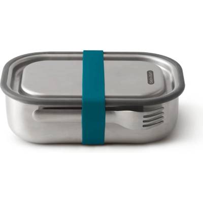 Кутия за храна Black+Blum BAM-SS-L005, 1 л, Правоъгълна, Подходяща за фурна, Без BPA, Неръждаема стомана, Син (BAM-SS-L005)