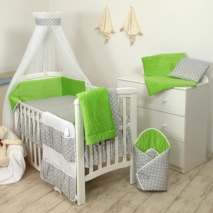  Бебешки спален комплект Minky 9 елемента 135 х 100 см 64538-D15