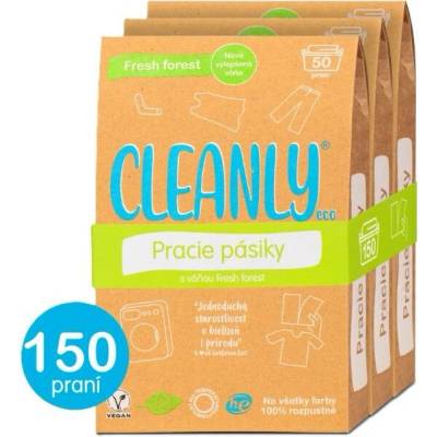 Cleanly Eco prací pásky Fresh Forest 150 praní