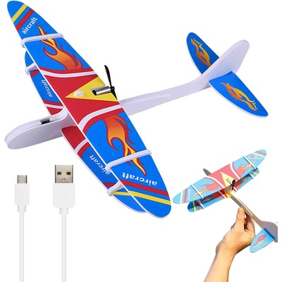 Verk 18263 Pěnové házecí letadlo USB modré