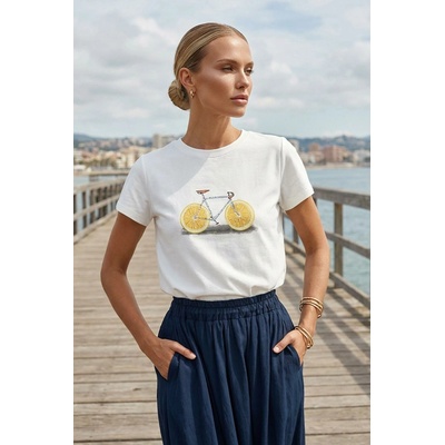 Peca Del Sol Lemon Ride Tee bílé