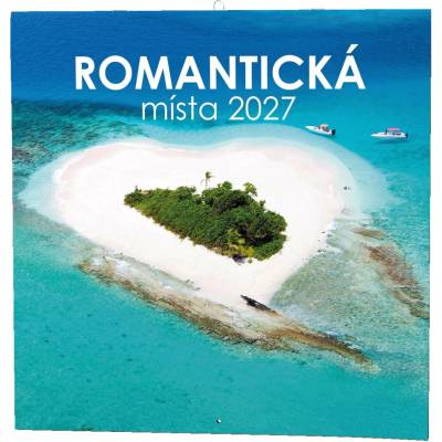 Romantická místa nástěnný 2027