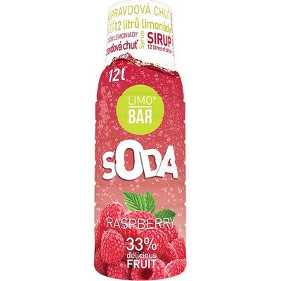 LimoBar Sirup s příchutí Malina 0,5 l