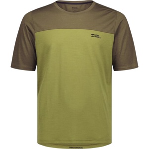 Mons Royale Фланелка с къс ръкав за колоездене Mons Royale Diversion Merino Bike Jersey S/S Cycling jersey - Fern / Olive (056-3548-0411)