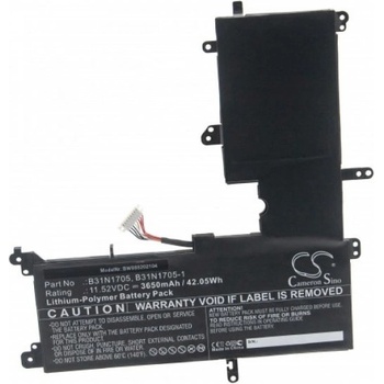 Image 1 of VHBW Батерия за Asus VivoBook Flip 14 / TP410, B31N1705, 3650 mAh (888202104)