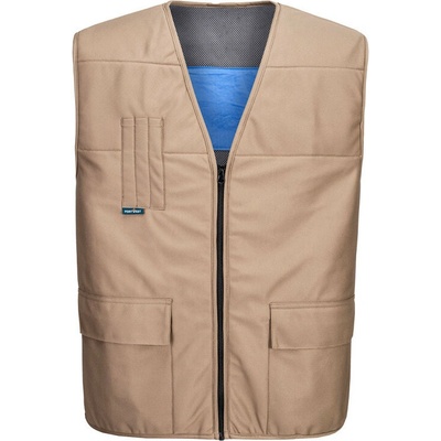 PortWest CV28 Chladivá vesta khaki
