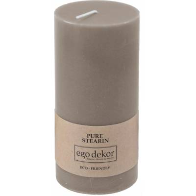 Ego dekor Бежово-кафява приятелска свещ, време на горене 50 h Eco - Eco candles by Ego dekor (ZBC-3771057)