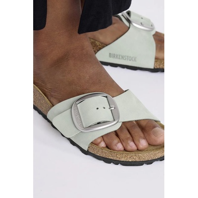 Birkenstock Чехли от набук Birkenstock Madrid Big Buckle в синьо 1029293 (1029293)