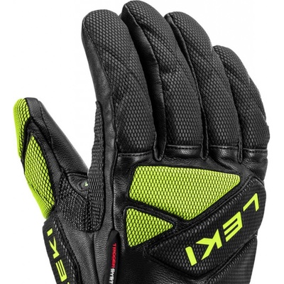 Leki WCR Venom DH 3D black/ice lemon
