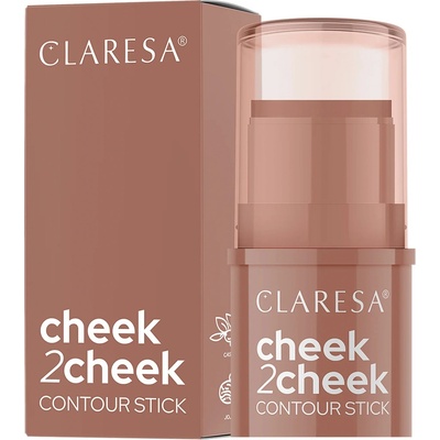 Claresa Cheek 2 Cheek 01 Neutral Sand Krémový bronzer v tyčinke 6 g