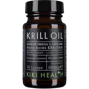 Image 1 of KIKI Health Krill Oil 590 mg [30 Гел капсули]