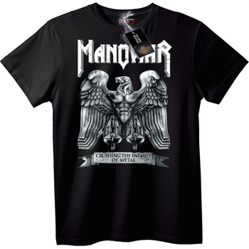NOONEBRAND Тениска Manowar Смазване враговете на метала - 3XL, White