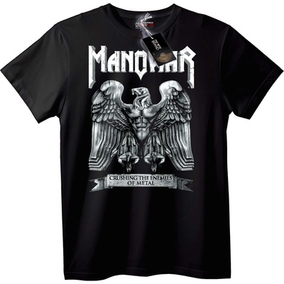 NOONEBRAND Тениска Manowar Смазване враговете на метала - 3XL, White