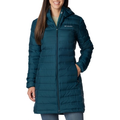 Columbia Lake 22 II Down Long Hooded tm.zelená