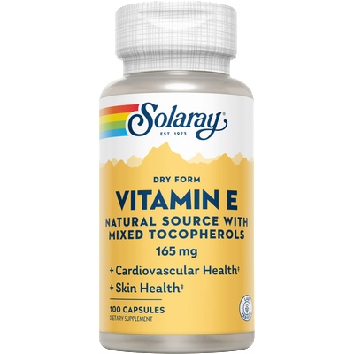 SOLARAY Сух e 200 iЕ "без мазнини" - 100 капсули