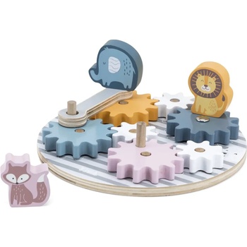 Image 1 of Viga Toys Дървен пъзел със зъбчати колела PolarB, Viga (44006)
