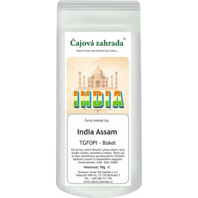 Čajová zahrada India Assam TGFOPI Bokel černý čaj 90 g