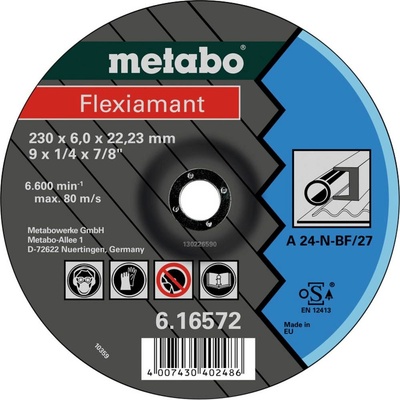 Metabo Brusný kotouč lomený 22.23 mm 616726000 25 ks