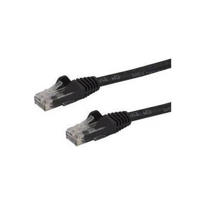 StarTech UTP категория 6 твърд мрежови кабел Startech Cable de Red Cat6 con Conectores Snagless RJ45 - 30, 4m Negro Черен