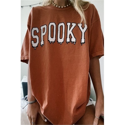 Madmext Дамска тениска mg969 - Кафява #305788 (305788_Кафяво)