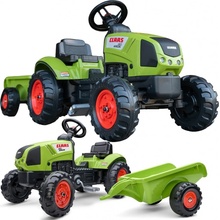 FALK Šlapací traktor 2040 Claas Arion s vlečkou