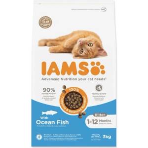 Iams Храна IAMS Cat Kitten океанска риба 3кг (1753-188430)