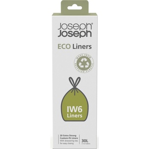 Joseph Joseph Торби за отпадъци TOTEM MAX IW6 ECO LINERS 30134, 30 л, 20 бр. , изключително силни, Joseph Joseph (JS30134)